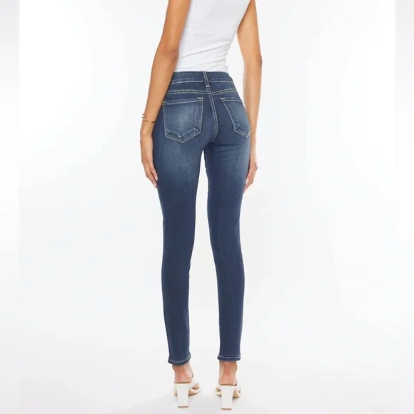 Kancan Francesca Mid Rise Super Skinny Jeans Size 29 - Picture 2 of 11